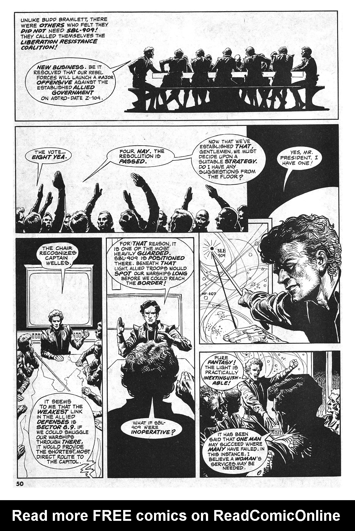 Read online Vampirella (1969) comic -  Issue #48 - 50