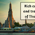 Rich culture and tradition of Thailand