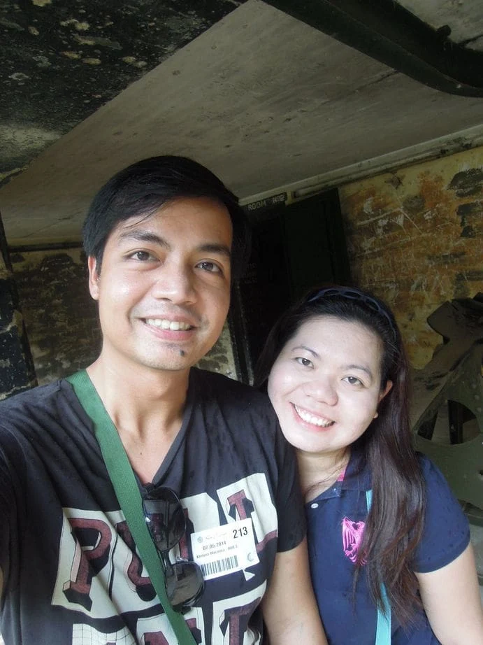 Inside Battery Way's ammunition storage barracks at Corregidor Island