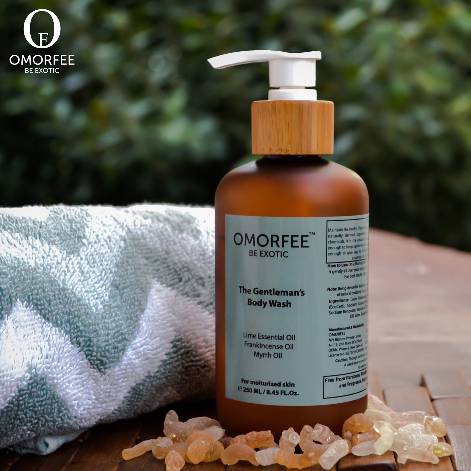 Looking for a fresh Men's Body Wash! Stimulating experience. OMORFEE