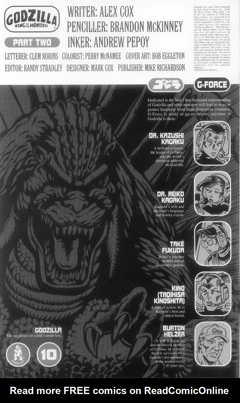 Read online Godzilla (1995) comic -  Issue #10 - 3