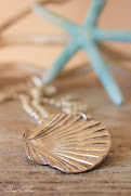 Handmade Fine Silver Seashell Pendants