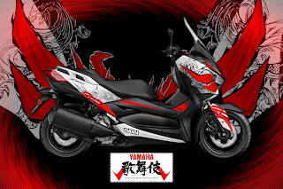  Decal  stickers Yamaha XMAX  250 300 KABUKI edition