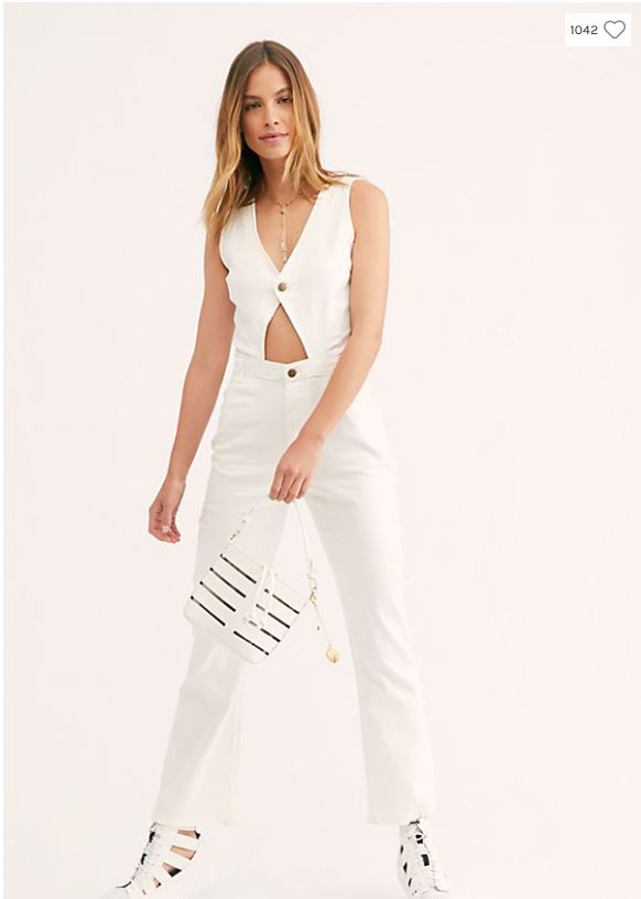 minkpink minx denim jumpsuit