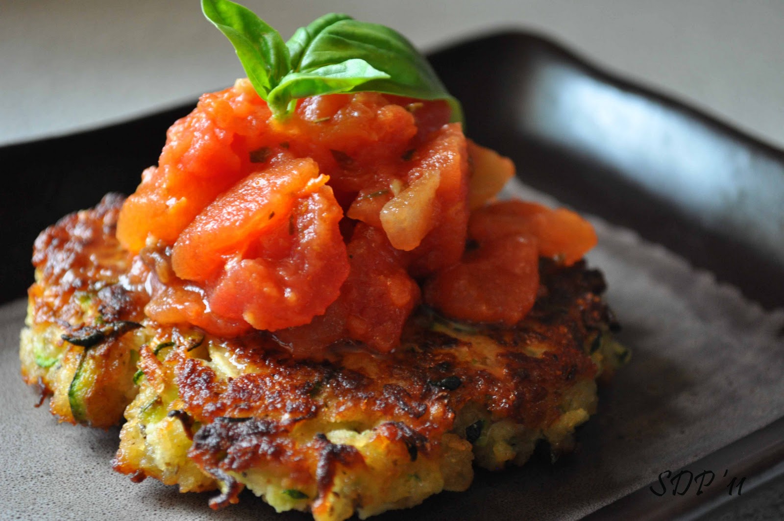 A Pocket Full Of Buttons Italian Zucchini Cakes {recipe}