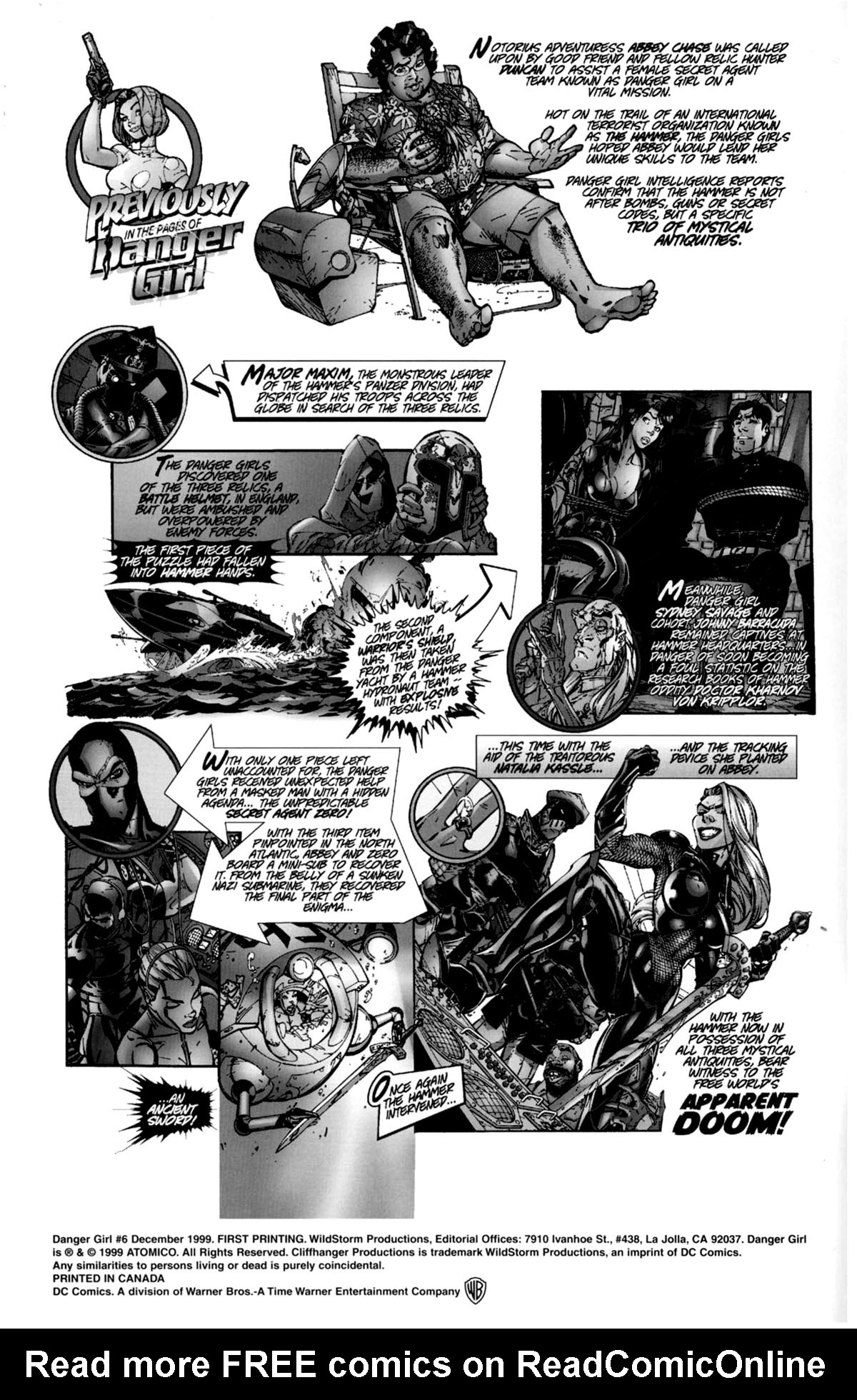 Read online Danger Girl (1998) comic -  Issue #6 - 2