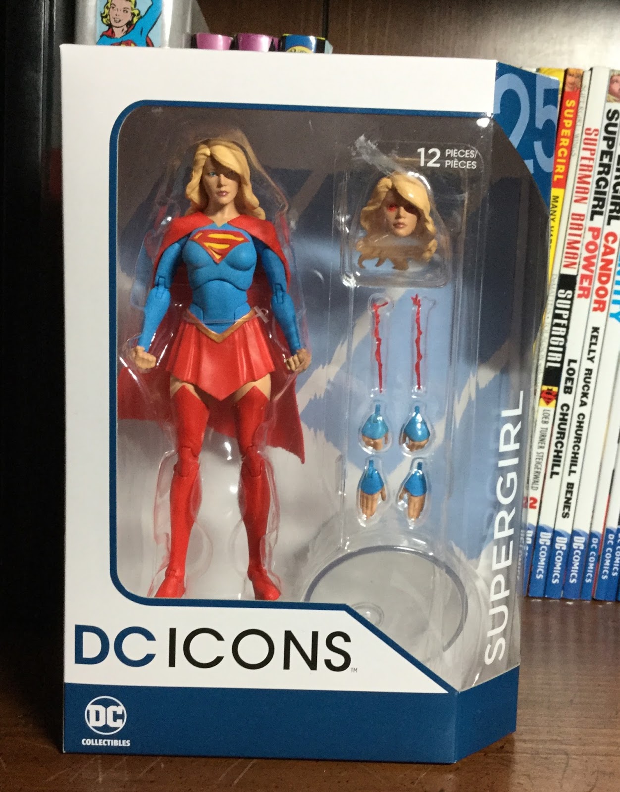 Supergirl Comic Box Commentary DC Icons Action Figure