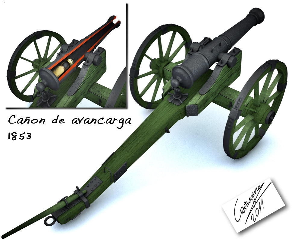 El sietch de osul: Cañón de avancarga 1853 (trabajo en proceso)