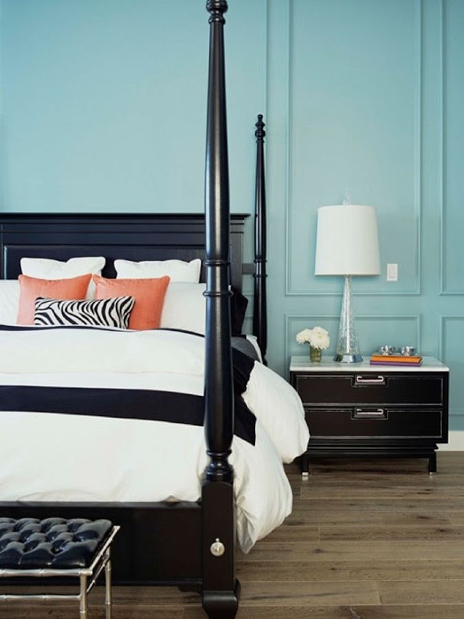 25 hermosas ideas de dormitorios azules | Decoración