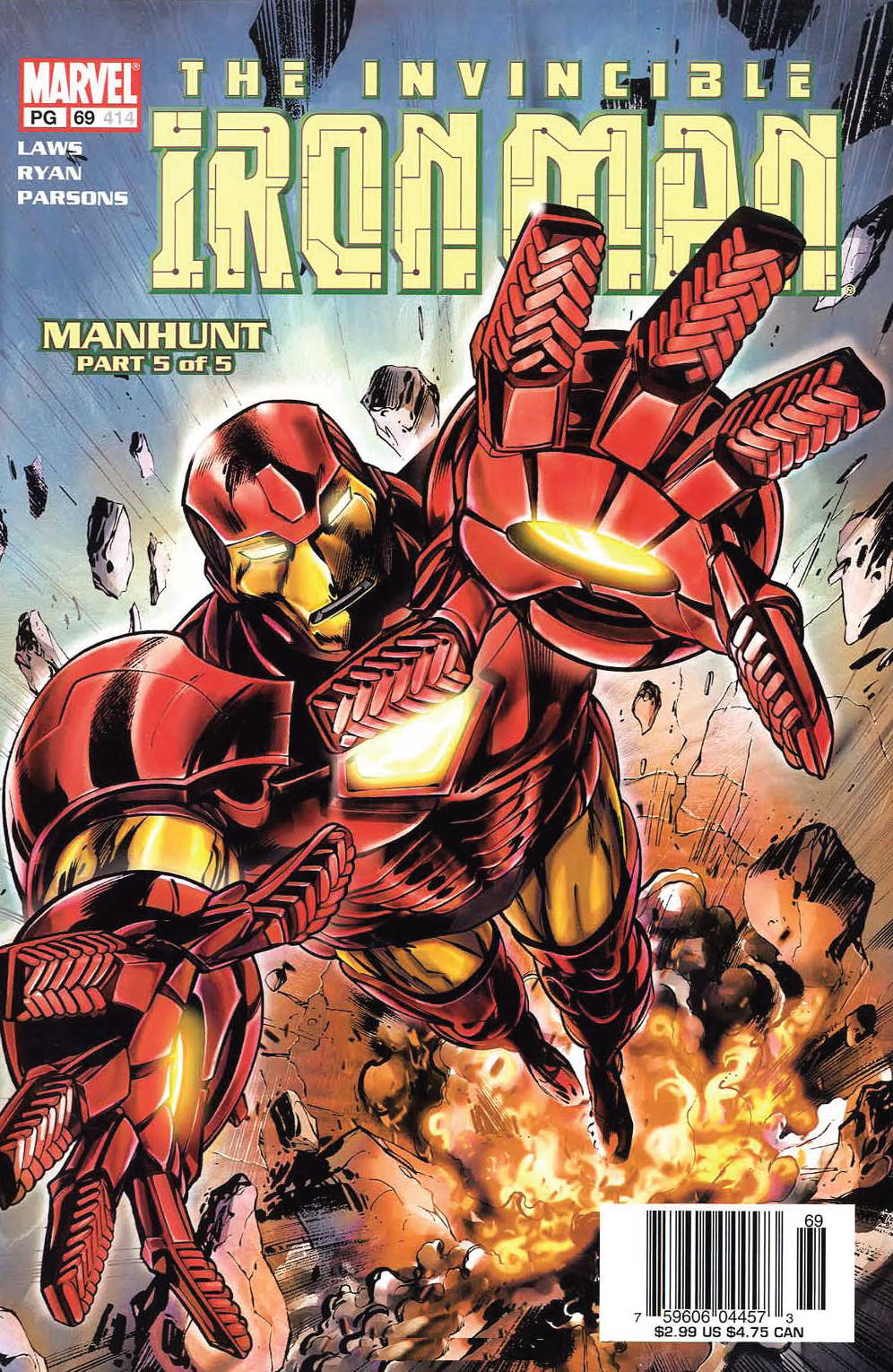 Read online Iron Man (1998) comic -  Issue #69 - 1