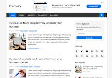 How To Install and Setup Frameify Blogger Template