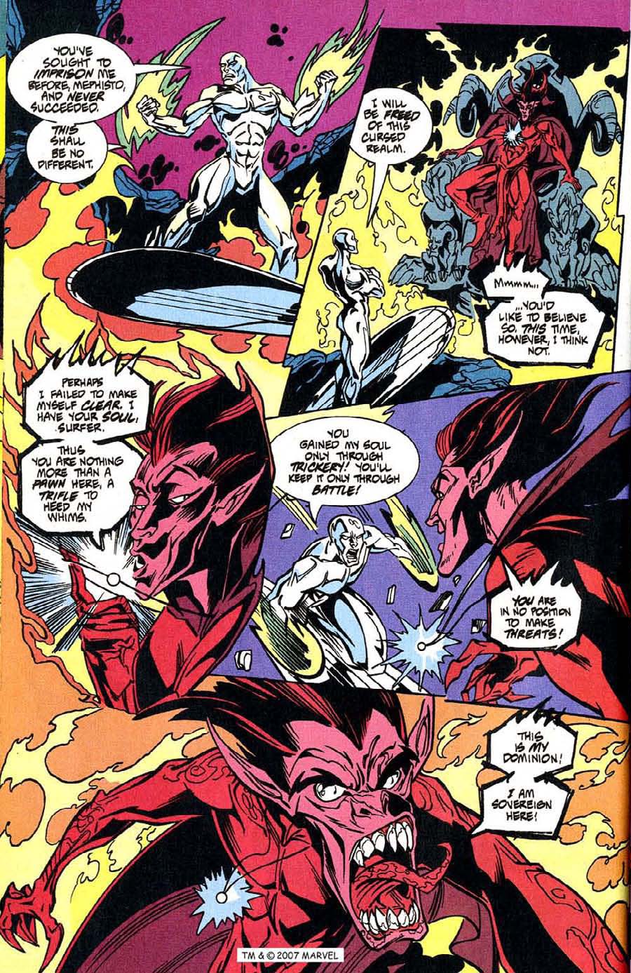 Read online Silver Surfer (1987) comic - Issue #100 - 16