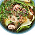 Ginger Garlic Noodle Soup with Bok Choy #healthy #soup