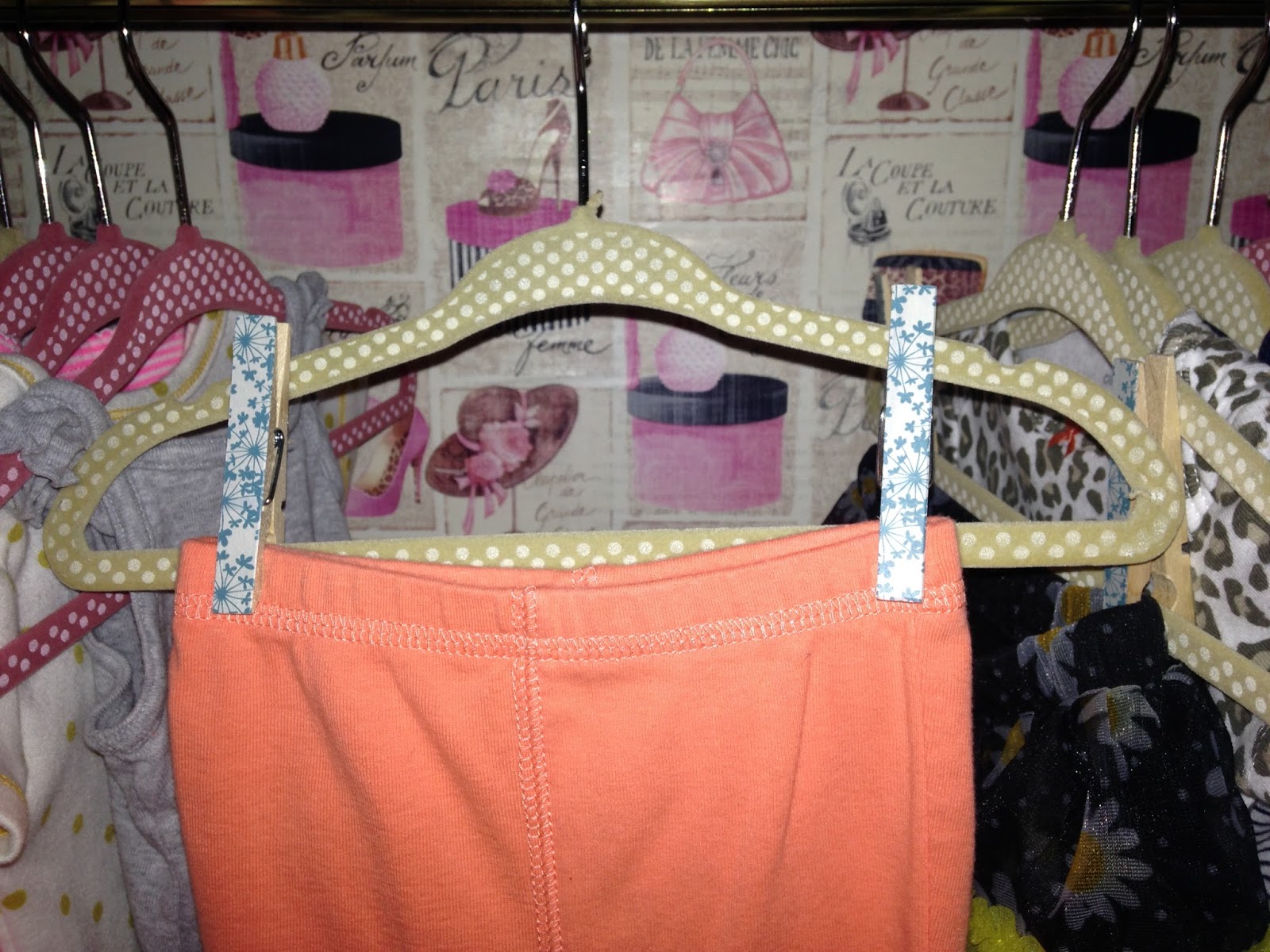Grace Lucky's DIY DIY baby pants hangers