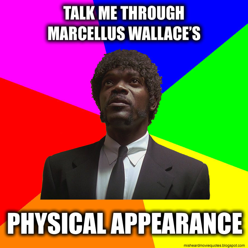 Misheard Movie Quotes Pulp Fiction