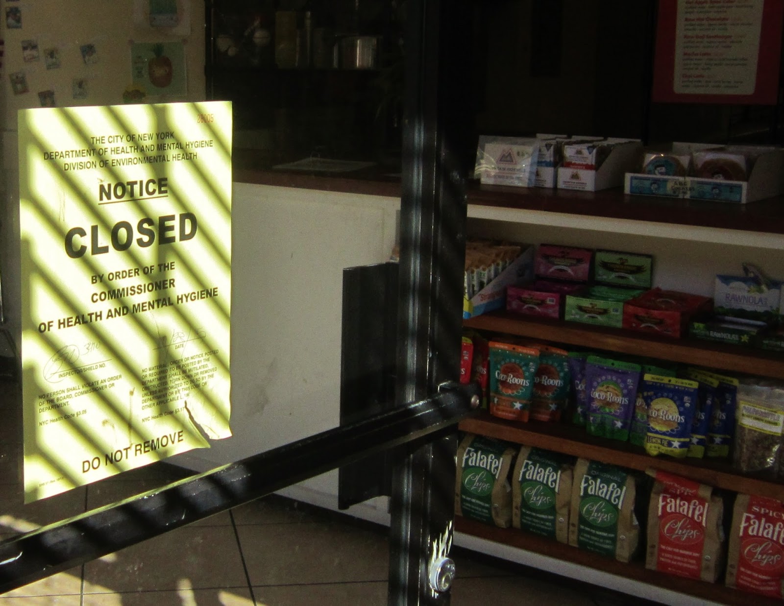 One More Folded Sunset JuiceLand Closed by DOH