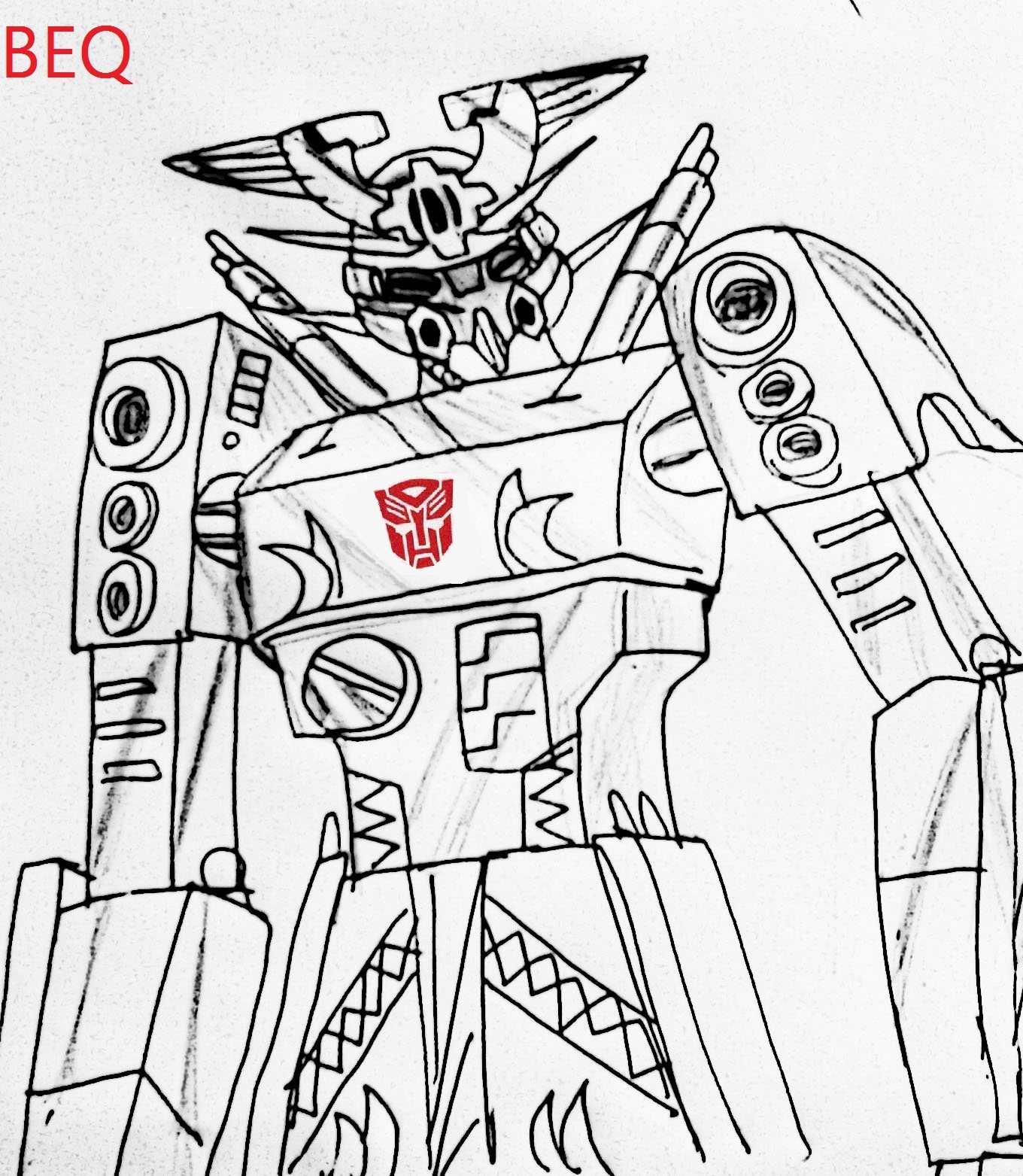 Transformers Drift Coloring Pages Coloring Pages