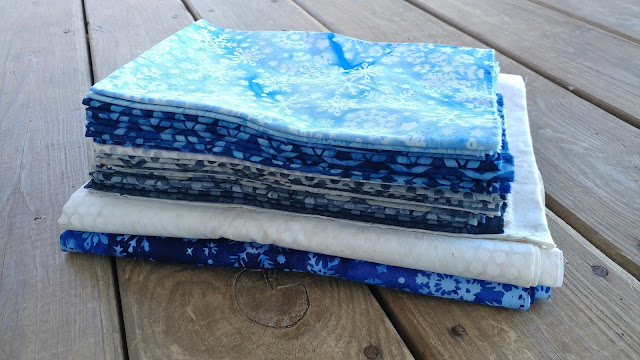 Island Batik Alpine Ice fabrics