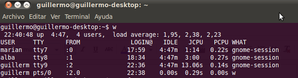Ver sesiones abiertas en Linux y cerrar procesos desde la terminal - LinuxAll Ver sesiones abiertas en Linux y cerrar procesos desde la terminal - LinuxAll
