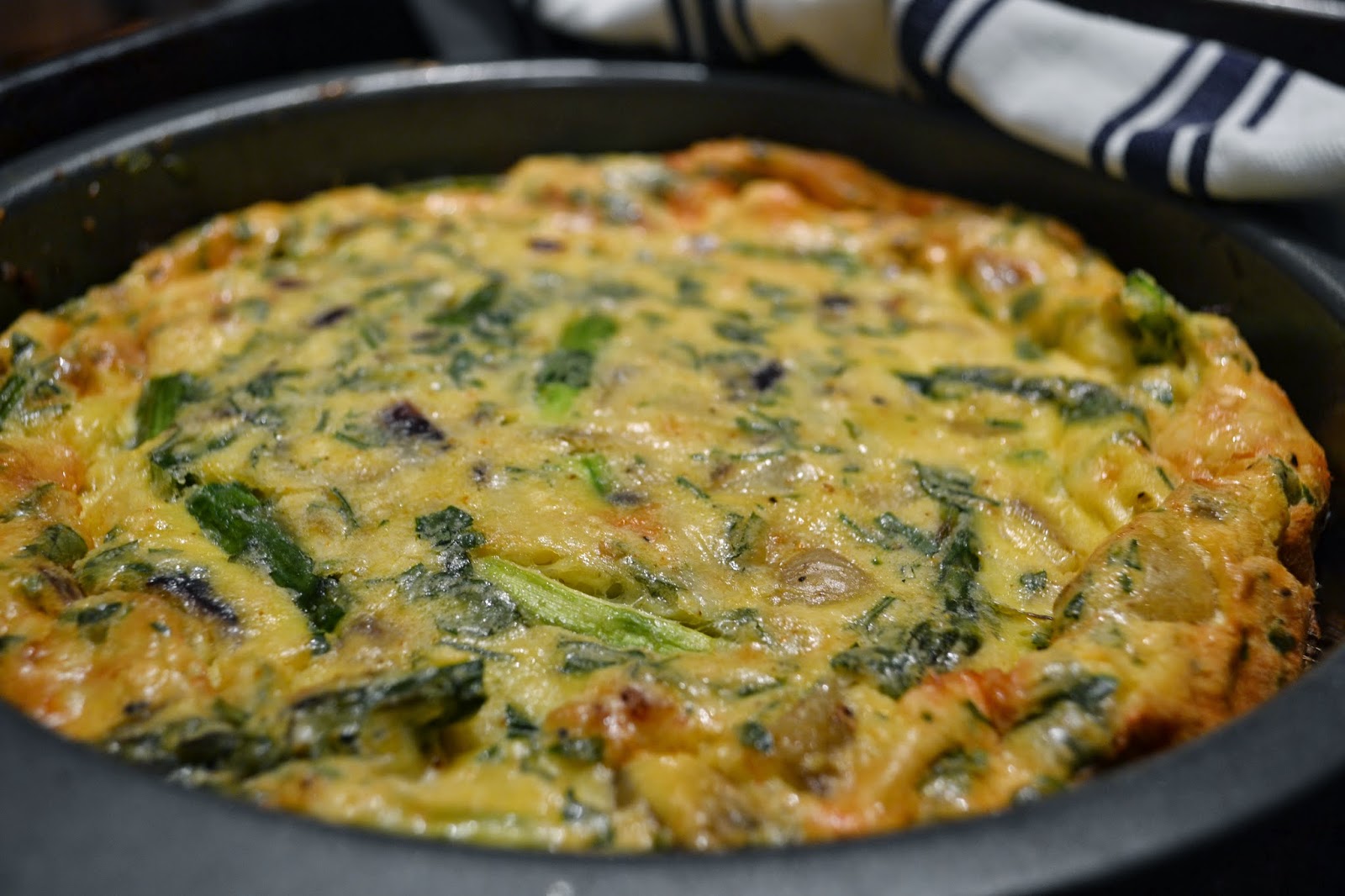 Savoury Wednesday: Spanische Frittata mit grünem Spargel, Räucherlachs ...
