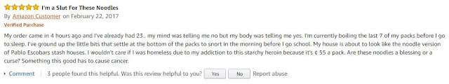 Review Indomie di Amazon