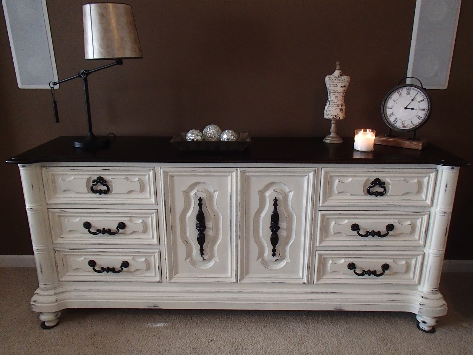 New Again Old White Dresser