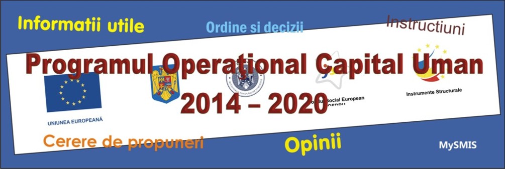 POCU | Programul Operaţional Capital Uman 2014 - 2020