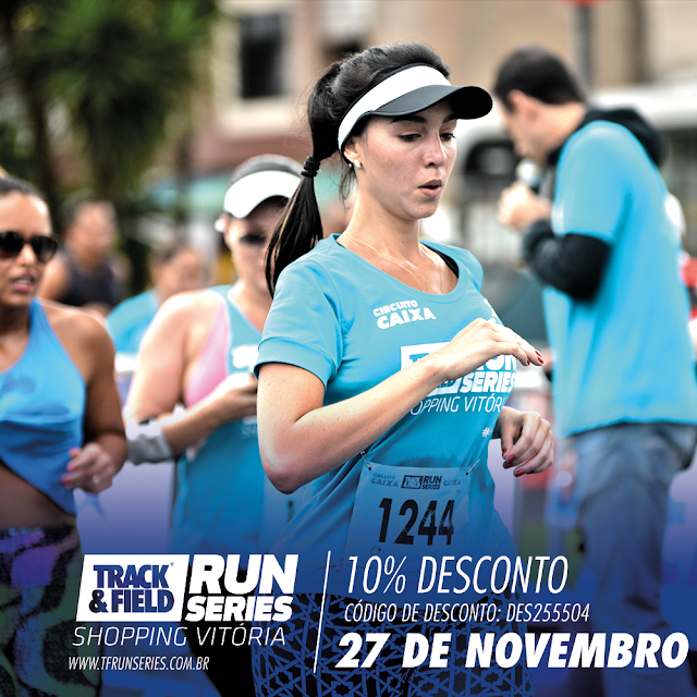 Inscrição para Track&Field Shopping Vitória com 10 de desconto