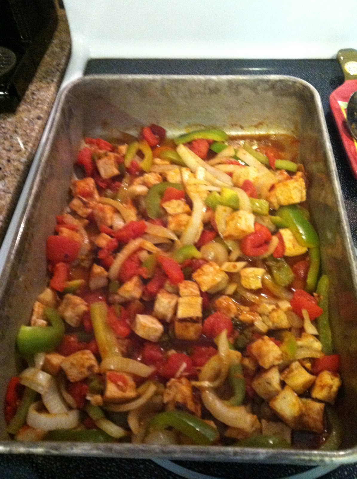 Melanie's Minnesota Morsels: Oven Baked Chicken Fajitas