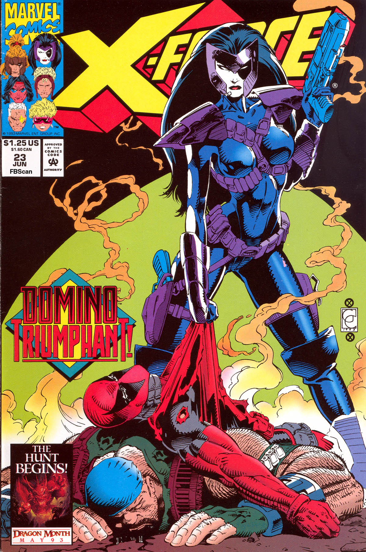 Read online X-Force (1991) comic -  Issue #23 - 1