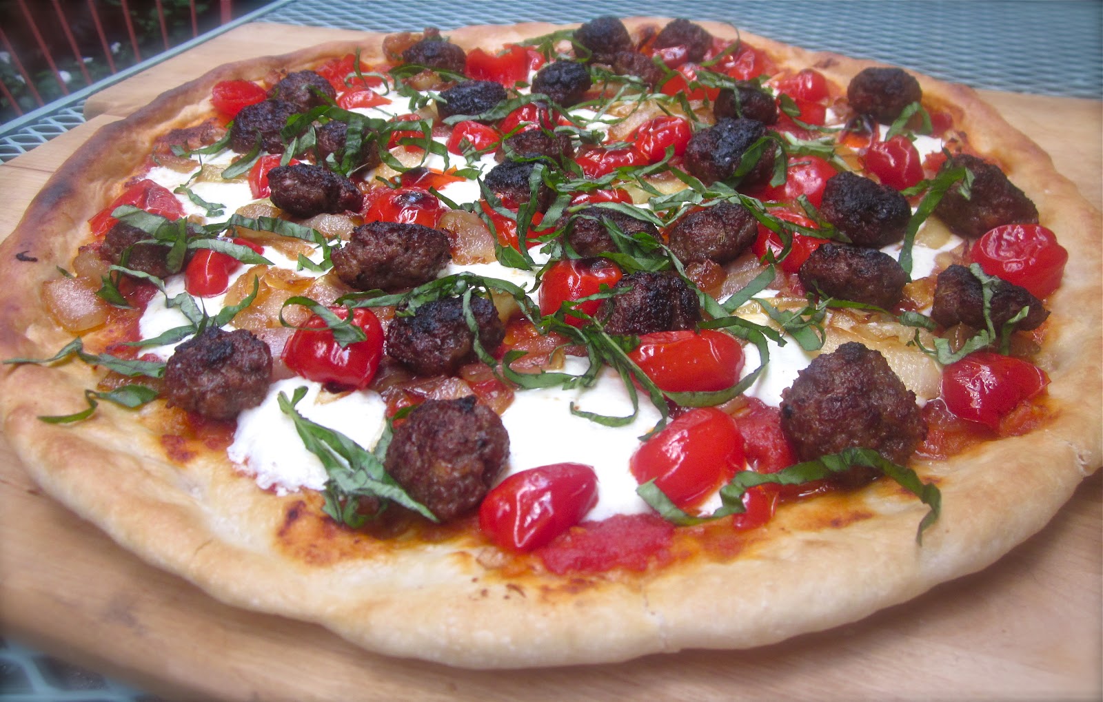 Haute + Heirloom Antico Inspired "San Gennaro Pizza" on White Truffle