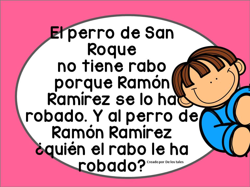 Trabalenguas De Los Tales Trabalenguas Adivinanzas Y Trabalenguas Trabalenguas Para Ninos