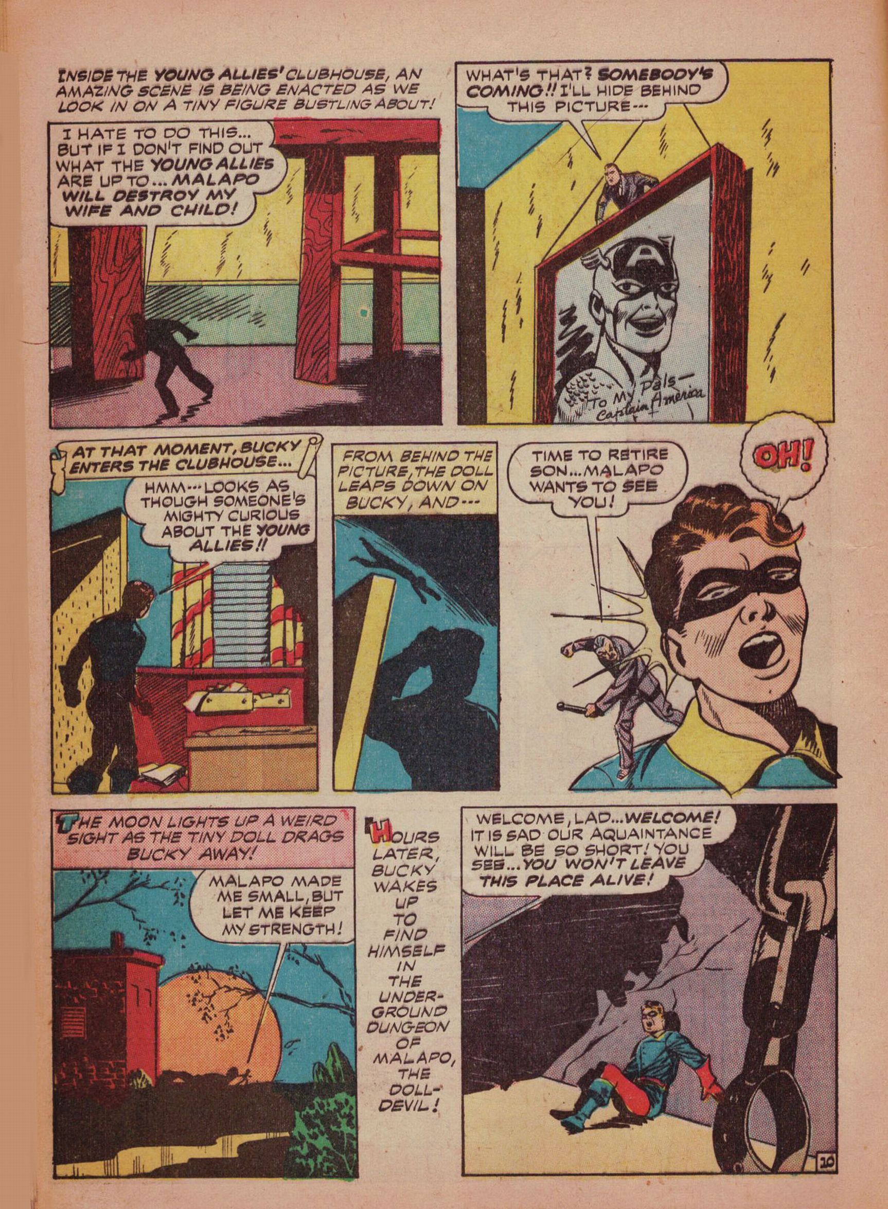 Read online Young Allies Comics comic -  Issue #10 - 12