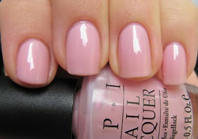 Light  pink nail colors