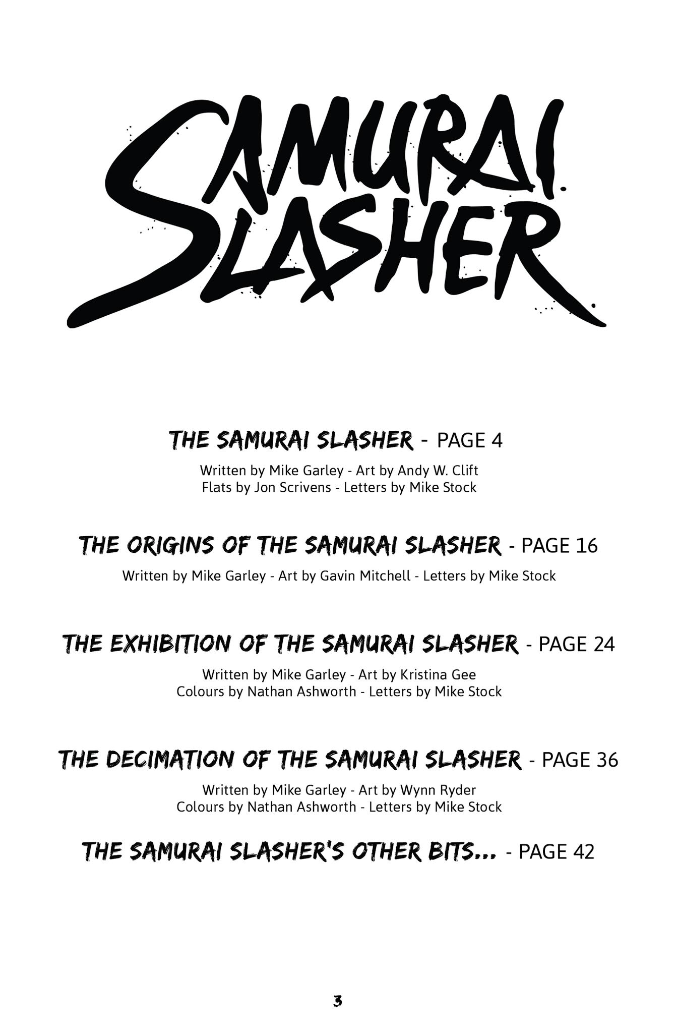 Read online Samurai Slasher comic -  Issue # TPB 1 - 4