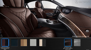 Màu nội thất Mercedes S450 L Luxury 2019 Nội thất Mercedes S450 L Luxury 2019 màu Nâu Nut 514