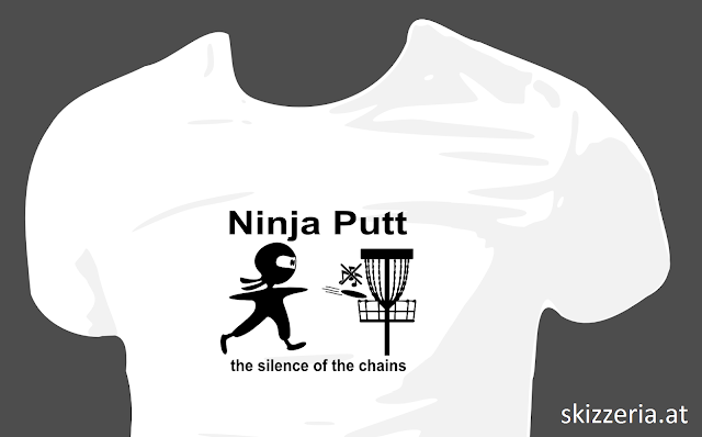 Shirt Disc Golf Ninja Putt