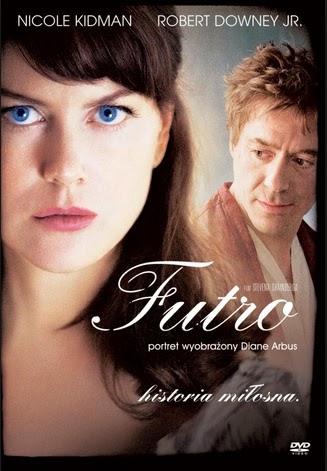 Futro - Portret wyobrażony Diane Arbus. Plakat z filmu.
