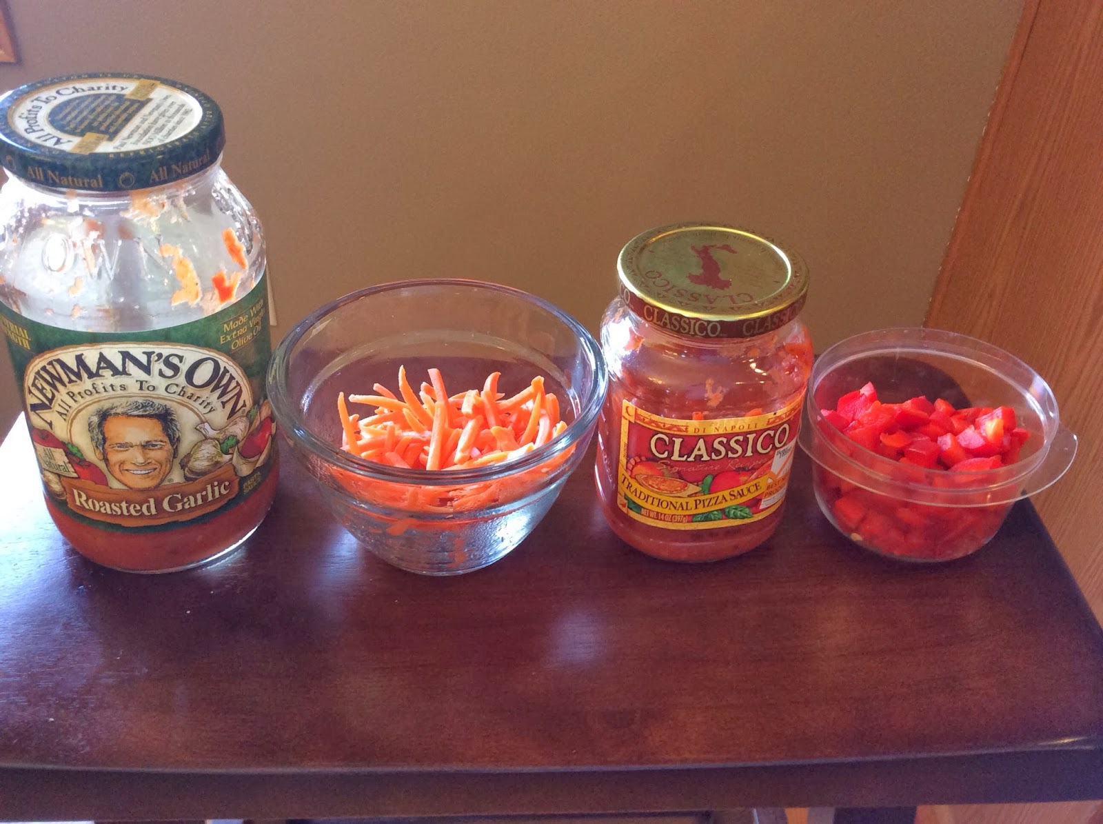 All Things Libby Cleanoutyourfridge Pasta sauce with Spaghetti