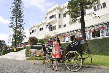 Nguoi dep HHHV Viet Nam tham du le ruoc tuong vua Bao Dai, Hoang hau Nam Phuong - Anh 11