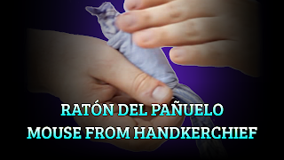 Ratón del pañuelo, HANDKERCHIEF FOLDING, Mouse from handkerchief