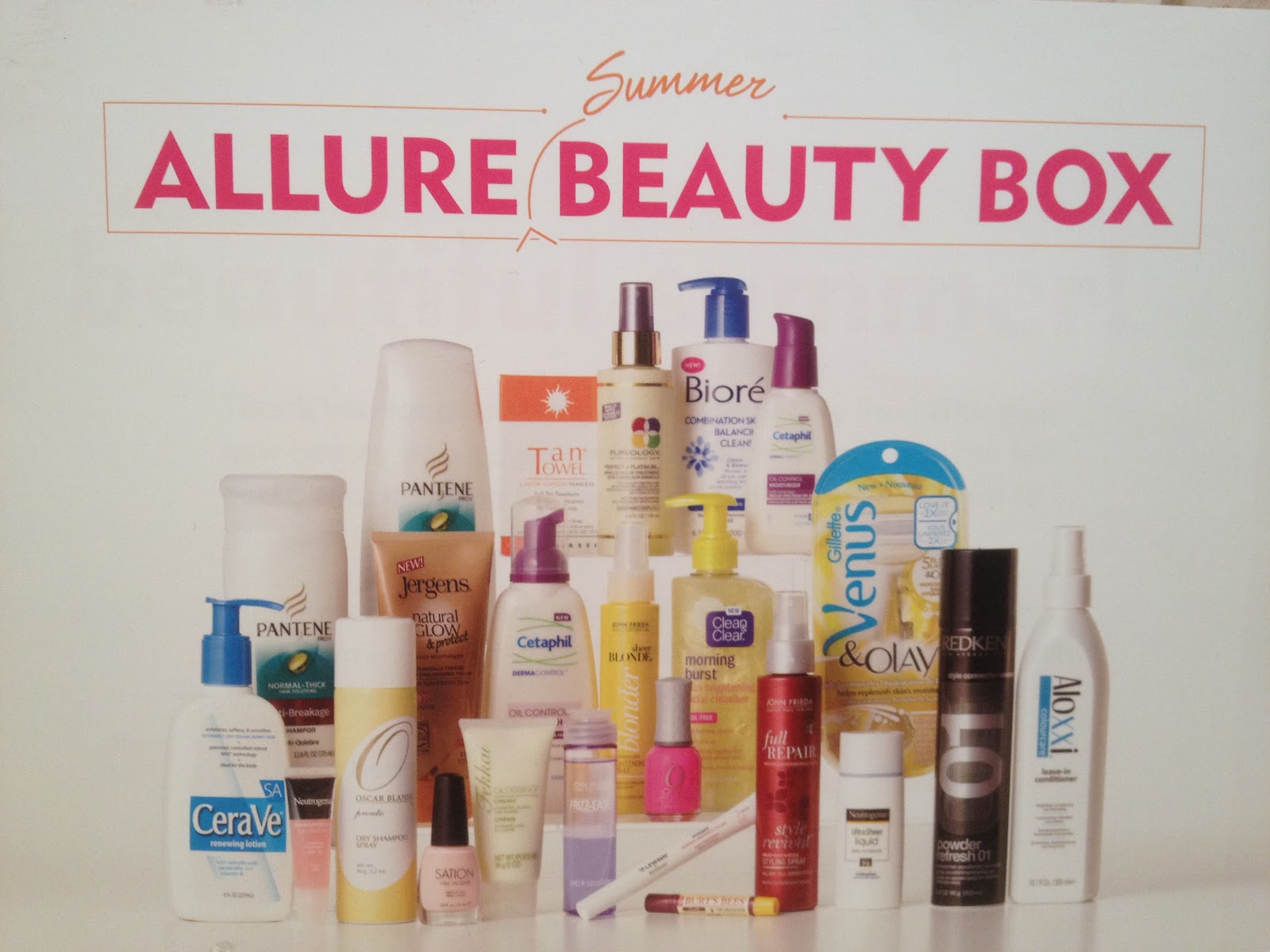 Booyah Beauty: Allure Summer Beauty Box 2012