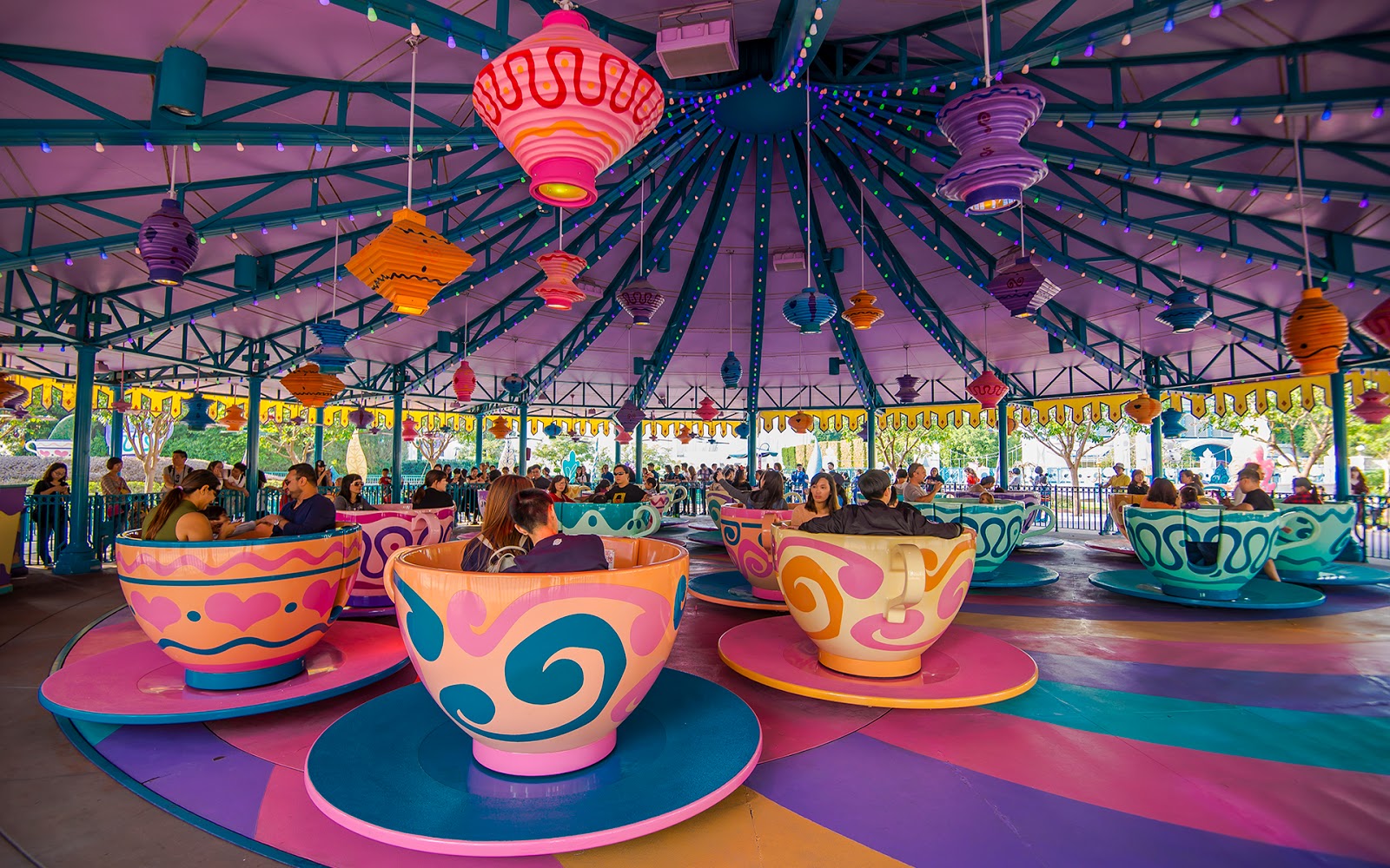 A Colorful Tea Party