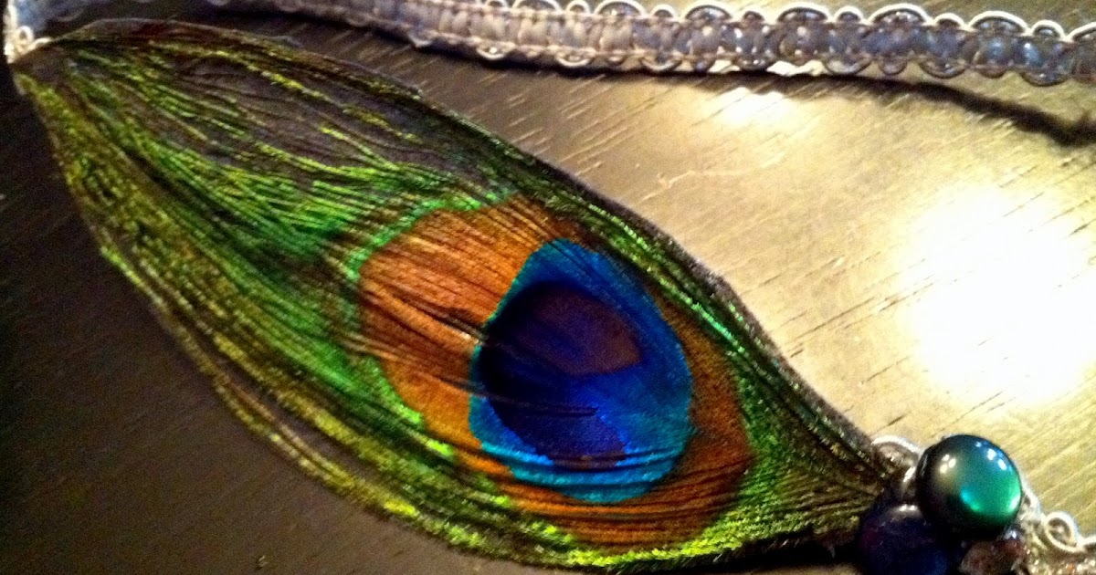 Utah County Mom: Peacock Feather Headband