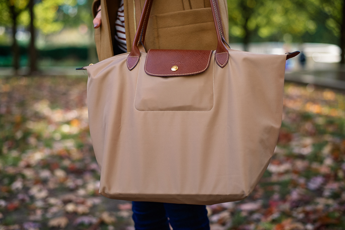 beige longchamp
