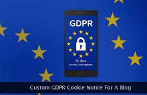GDPR notice within a smartphone