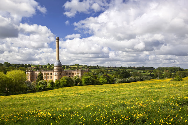 Chipping Norton's Bliss Tweed Mill in the summer sunshine by Martyn Ferry Photography