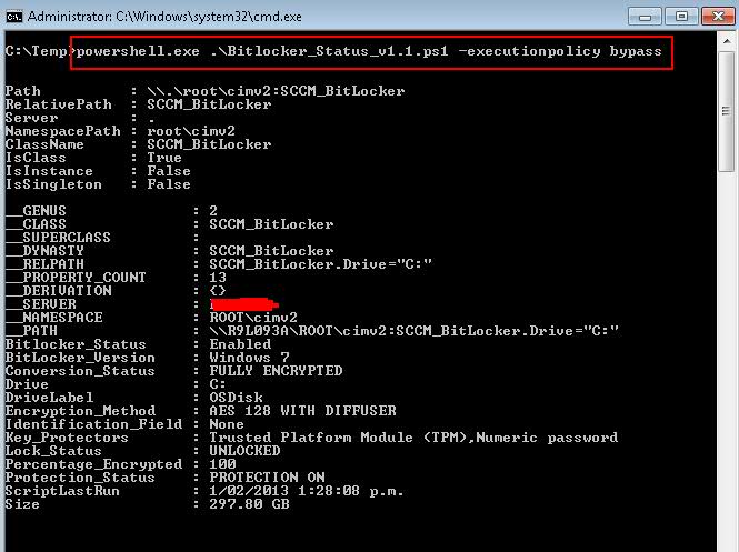 SCCM Reporting - BitLocker | Felipe Binotto's Blog