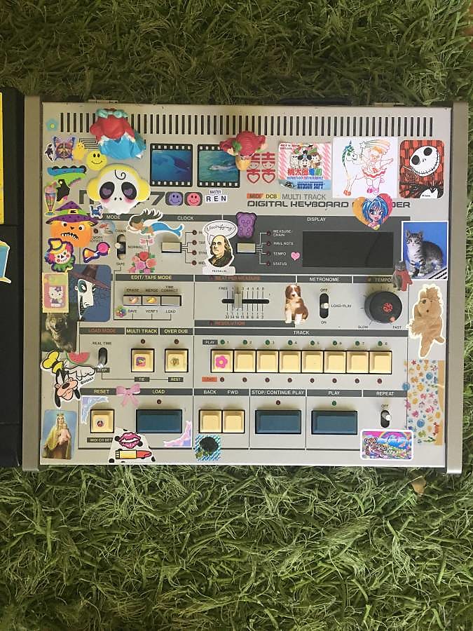 MATRIXSYNTH: Sticker-fied Roland MSQ-700 Multitrack Digital Keyboard ...