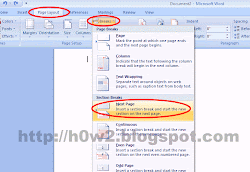 landscape combination portrait word 2007 ms layout section same own computer